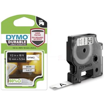 1978364Dymo - noir, blanc - rouleau d'étiquettes de marque
