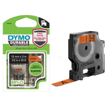 1978367Dymo - noir, orange - rouleau d'étiquettes de marque