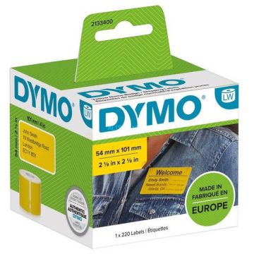 2133400Dymo - jaune - ruban cassette de marque