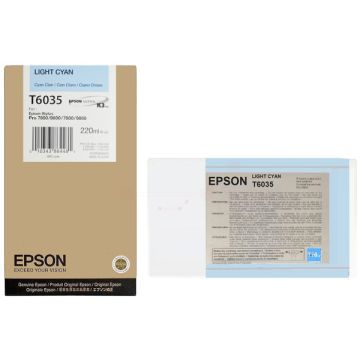 C13T603500 / T6035 Epson - cyan photo - cartouche de marque