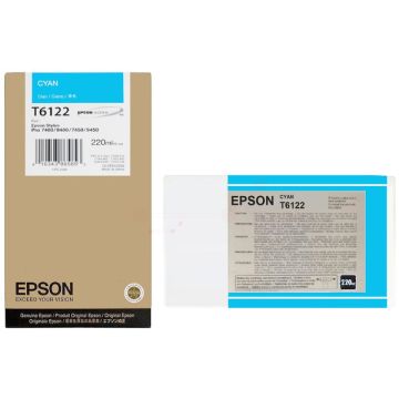 C13T612200 / T6122 Epson - cyan - cartouche de marque