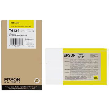 C13T612400 / T6124 Epson - jaune - cartouche de marque