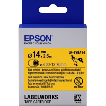 C53S656905 / LK-6YBA14 Epson - noire, jaune - gaines thermorétractable de marque
