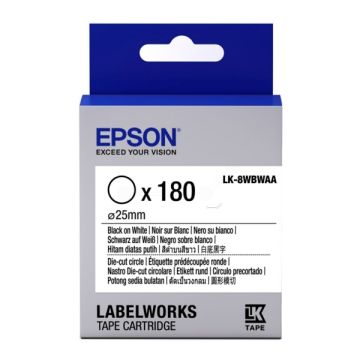 C53S658901 / LK-8WBWAA Epson - noir, blanc - rouleau d'étiquettes de marque