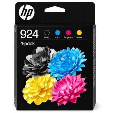 6C3Z1NE#301 / 924 HP - multipack 4 couleurs : noire, cyan, magenta, jaune - cartouches d'encre de marque 6C3Z1NE#301 / 924 HP - multipack 4 couleurs : noire, cyan, magenta, jaune - cartouches d'encre de marque