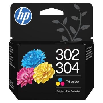 B7RT6AE / 302/304 HP - multicouleur - cartouche de marque