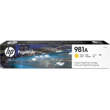 J3M70A / 981A HP - jaune - cartouche de marque