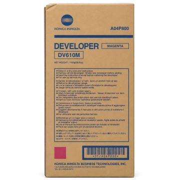A04P800 / DV-610 M Konica Minolta - magenta - développeur de marque A04P800 / DV-610 M Konica Minolta - magenta - développeur de marque