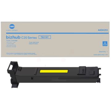 A0DK253 / TN-318 Y Konica Minolta - jaune - toner de marque