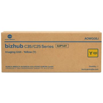 A0WG08J / IUP-14 Y Konica Minolta - jaune - tambour de marque