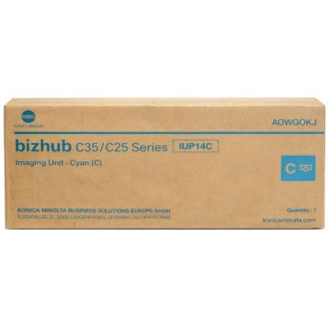 A0WG0KJ / IUP-14 C Konica Minolta - cyan - tambour de marque