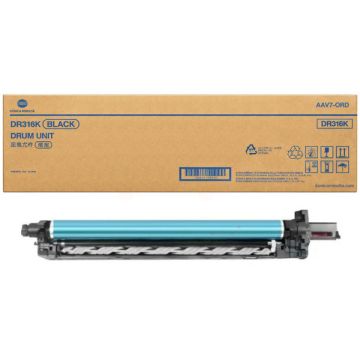AAV70RD / DR-316 K Konica Minolta - noir - tambour de marque
