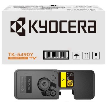 1T0C22ANL1 / TK-5490 Y Kyocera - jaune - toner de marque
