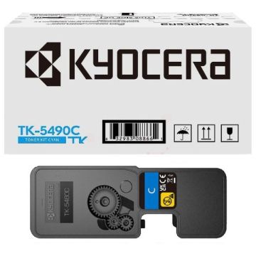 1T0C22CNL1 / TK-5490 C Kyocera - cyan - toner de marque