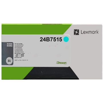 24B7515Lexmark - cyan - toner de marque