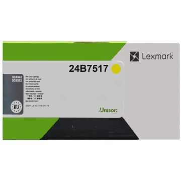 24B7517Lexmark - jaune - toner de marque
