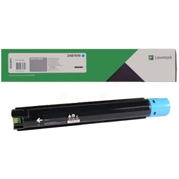 24B7519Lexmark - cyan - toner de marque