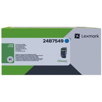 24B7549Lexmark - cyan - toner de marque
