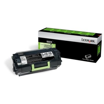 52D2X0R / 522X Lexmark - noir - toner de marque 52D2X0R / 522X Lexmark - noir - toner de marque