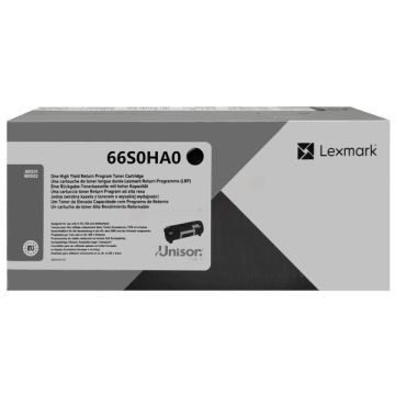 66S0HA0Lexmark - noir - toner de marque