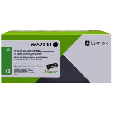 66S2000Lexmark - noir - toner de marque