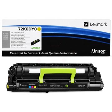 72K0DY0Lexmark - jaune - unité développeur de marque