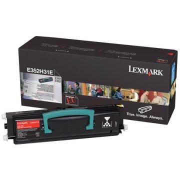 E352H31ELexmark - noir - toner de marque