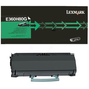 E360H80GLexmark - noir - toner de marque