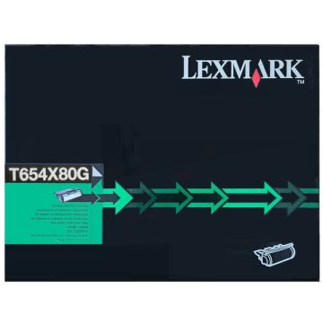 T654X80GLexmark - noir - toner de marque