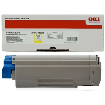 43381905OKI - jaune - toner de marque