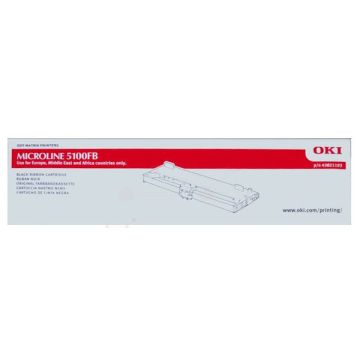 43821103OKI - noir - ruban de marque