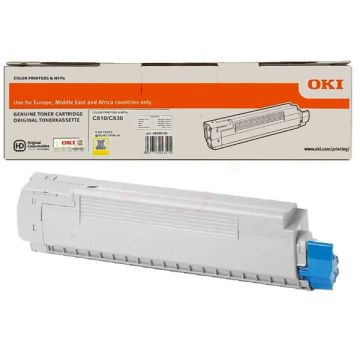 44059105OKI - jaune - toner de marque