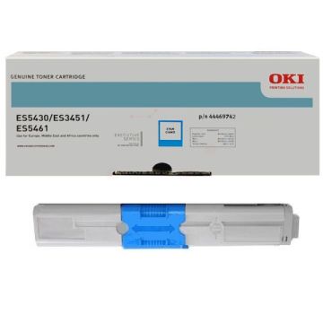 44469742OKI - cyan - toner de marque