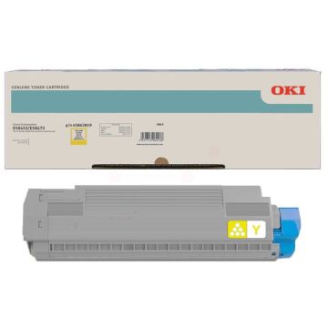 45862819OKI - jaune - toner de marque