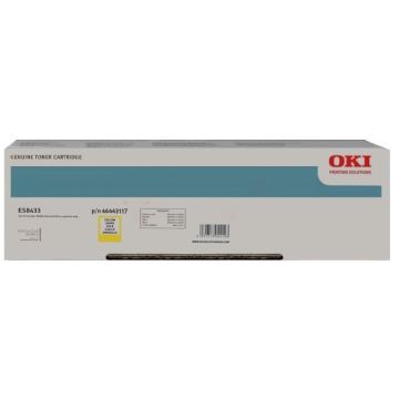 46443117OKI - jaune - toner de marque