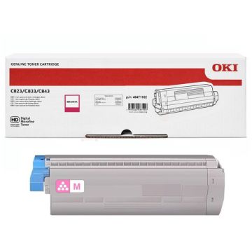 46471102OKI - magenta - toner de marque