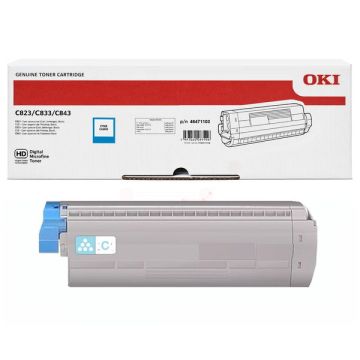 46471103OKI - cyan - toner de marque