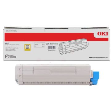 46471113OKI - jaune - toner de marque