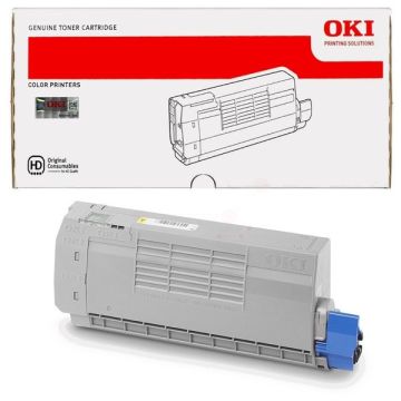 46507613OKI - jaune - toner de marque