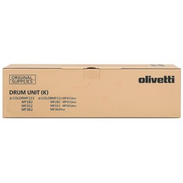 B1044Olivetti - noir - tambour de marque