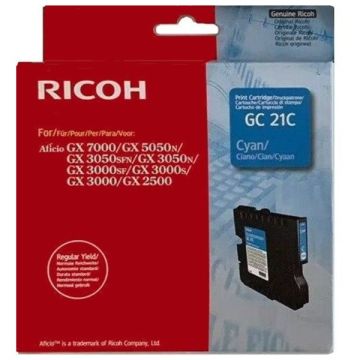 405533 / GC-21 C Ricoh - cyan - cartouche de marque