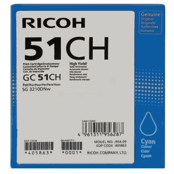 405863 / GC-51 CH Ricoh - cyan - cartouche de marque