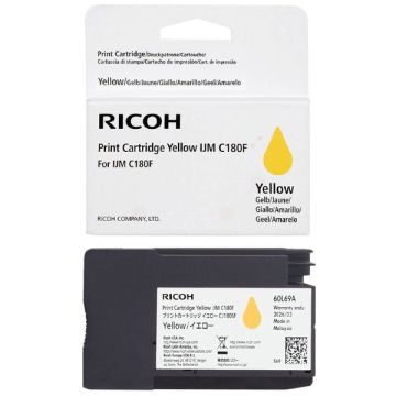 408520Ricoh - jaune - cartouche de marque