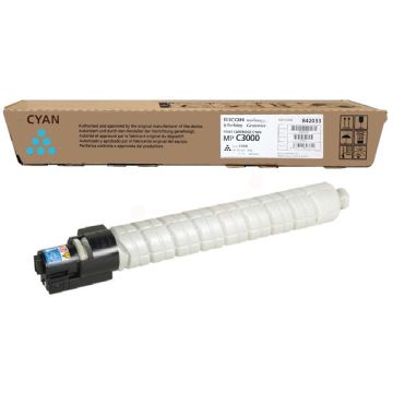 842033 / MP C3000 Ricoh - cyan - toner de marque