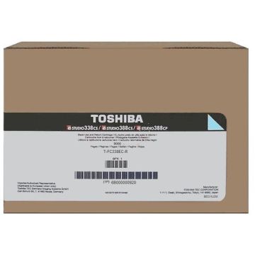 6B000000920 / T-FC 338 E CR Toshiba - cyan - toner de marque