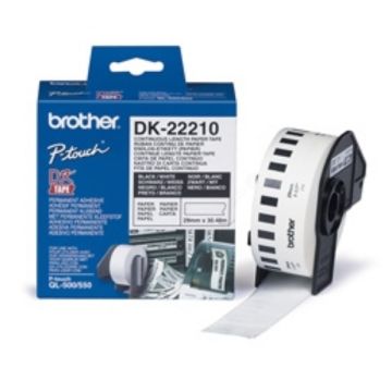 DK22210Brother - blanc - ruban cassette de marque
