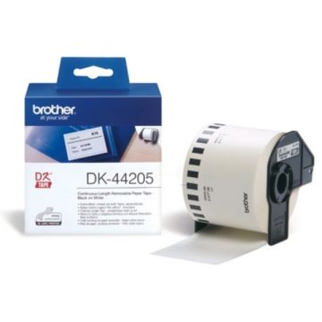 DK44205Brother - blanc - ruban cassette de marque
