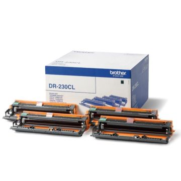DR230CLBrother - multipack 4 couleurs : noir, cyan, magenta, jaune - tambours de marque