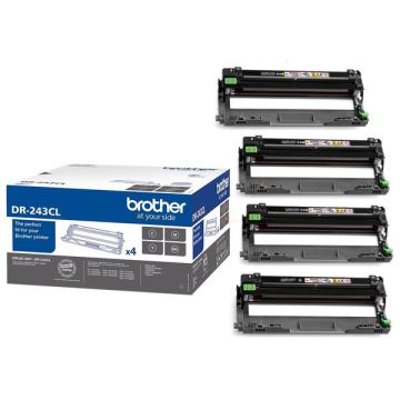 DR243CLBrother - multipack 4 couleurs : noir, cyan, magenta, jaune - tambours de marque