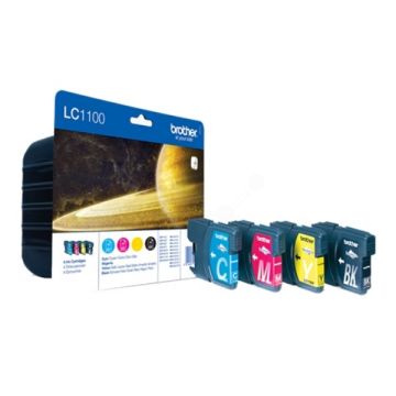 LC1100VALBPBrother - multipack 4 couleurs : noire, cyan, magenta, jaune - cartouches d&#039;encre de marque